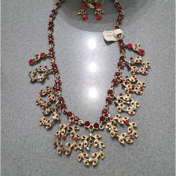 Jewelry - Set with earrings Vintage Style Women's Vintage Em